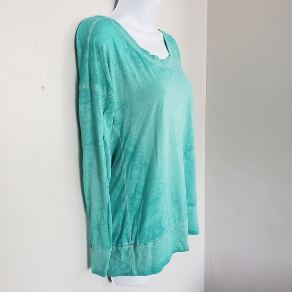 Maurices Active Turquoise Blue Long Sleeve Shirt S - Picture 4 of 7